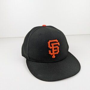 San Francisco Giants New Era 59FIFTY On-Field Fitted Hat 7-3/8 Black MLB